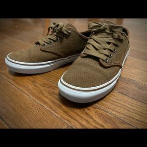 Vans ( Tan snake skin vans - limited style ) 9